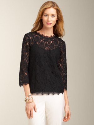 Gilded-Lace Top 