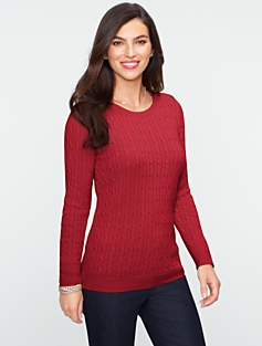 Talbots Cozy Cable Sweater