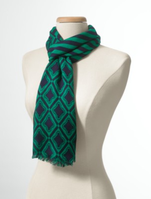 Mosaic & Stripe Scarf