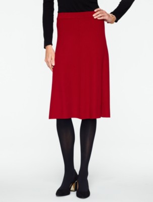 a line sweater skirt