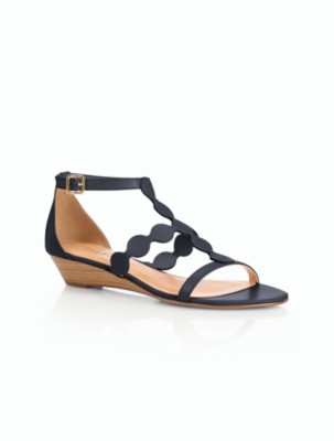 Capri Circle-Strap Wedge