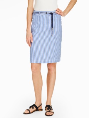 white stuff charlie stripe cotton skirt