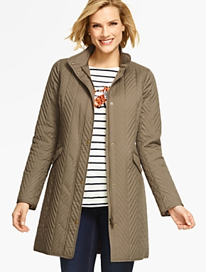 Quilted Coat - Talbots