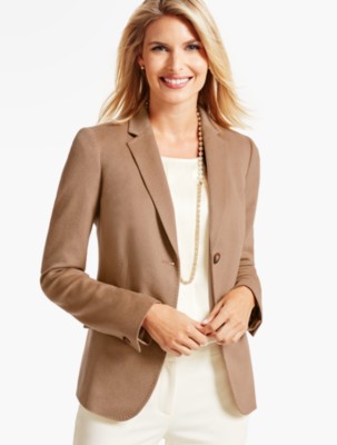 Camel Hair Blazer Talbots