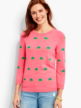 Beaded Turtle Sweater